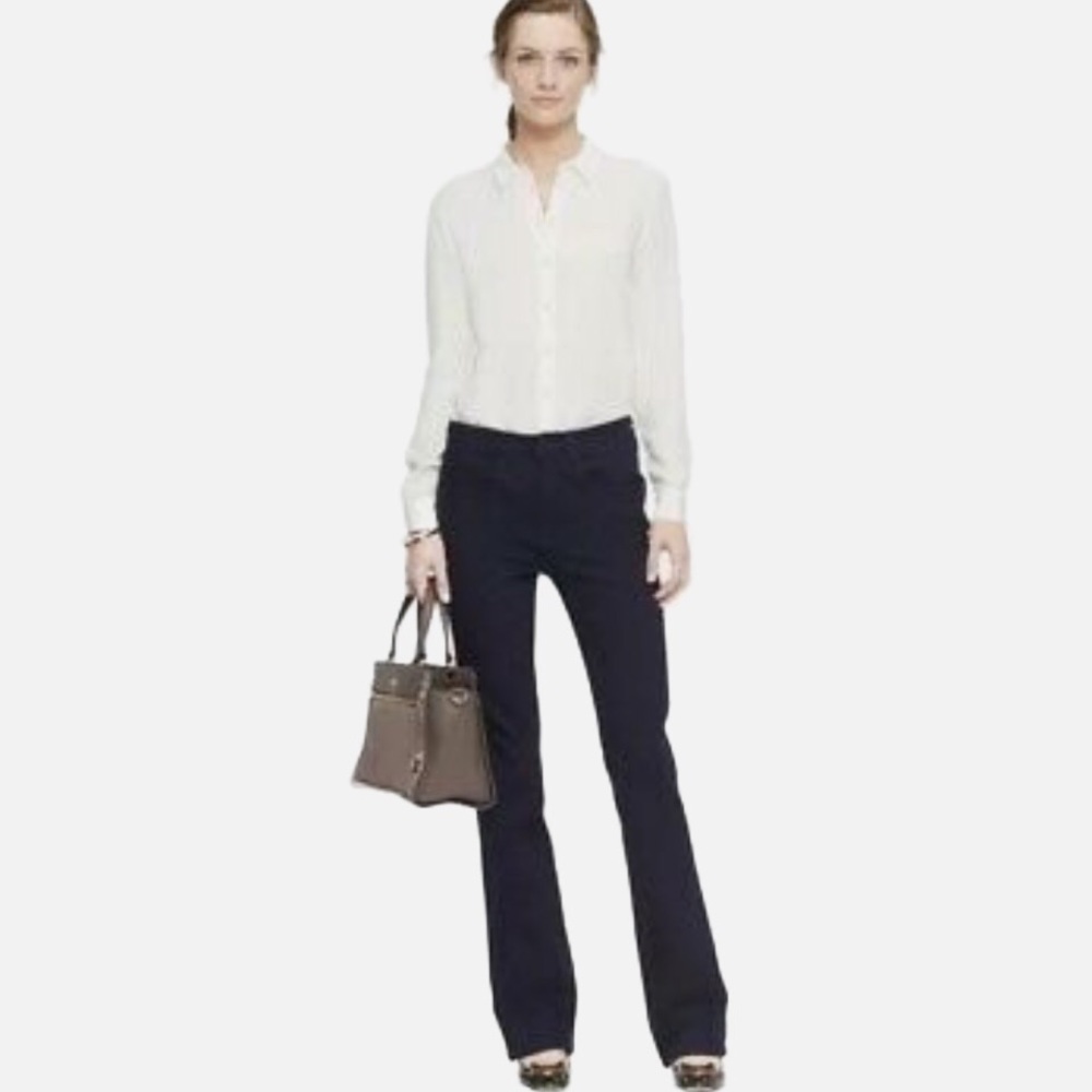 KATE SPADE UPTOWN JEANS SIZE 24 HIGH WAIST, SLIGHT FLARE, PERFECT STRETCH